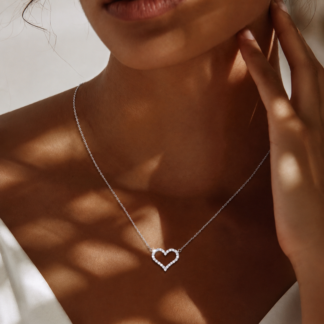 Eternal Heart Moissanite Necklace