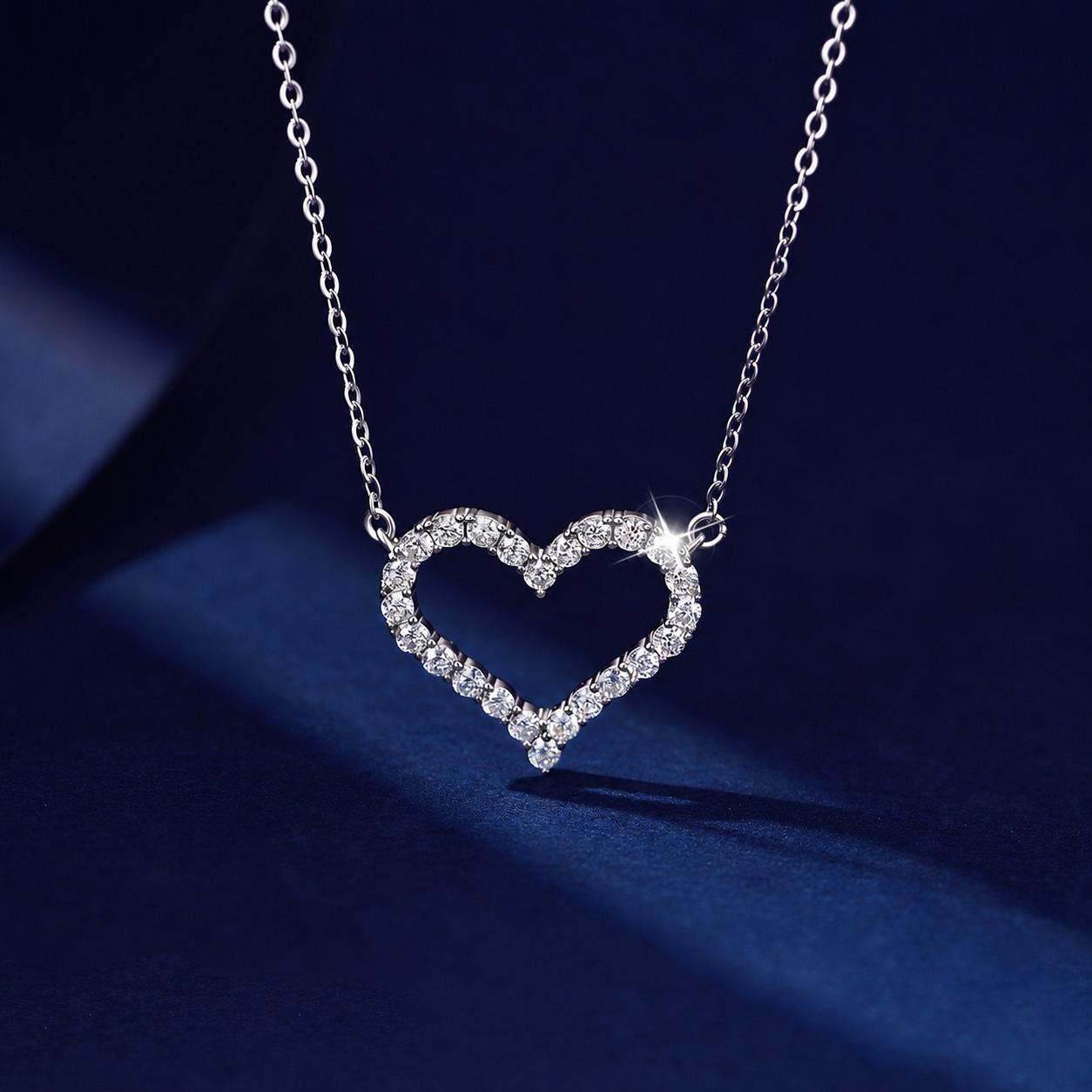 Eternal Heart Moissanite Necklace