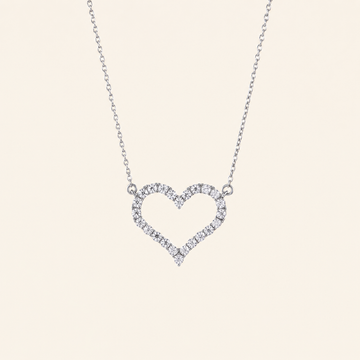 Eternal Heart Moissanite Necklace