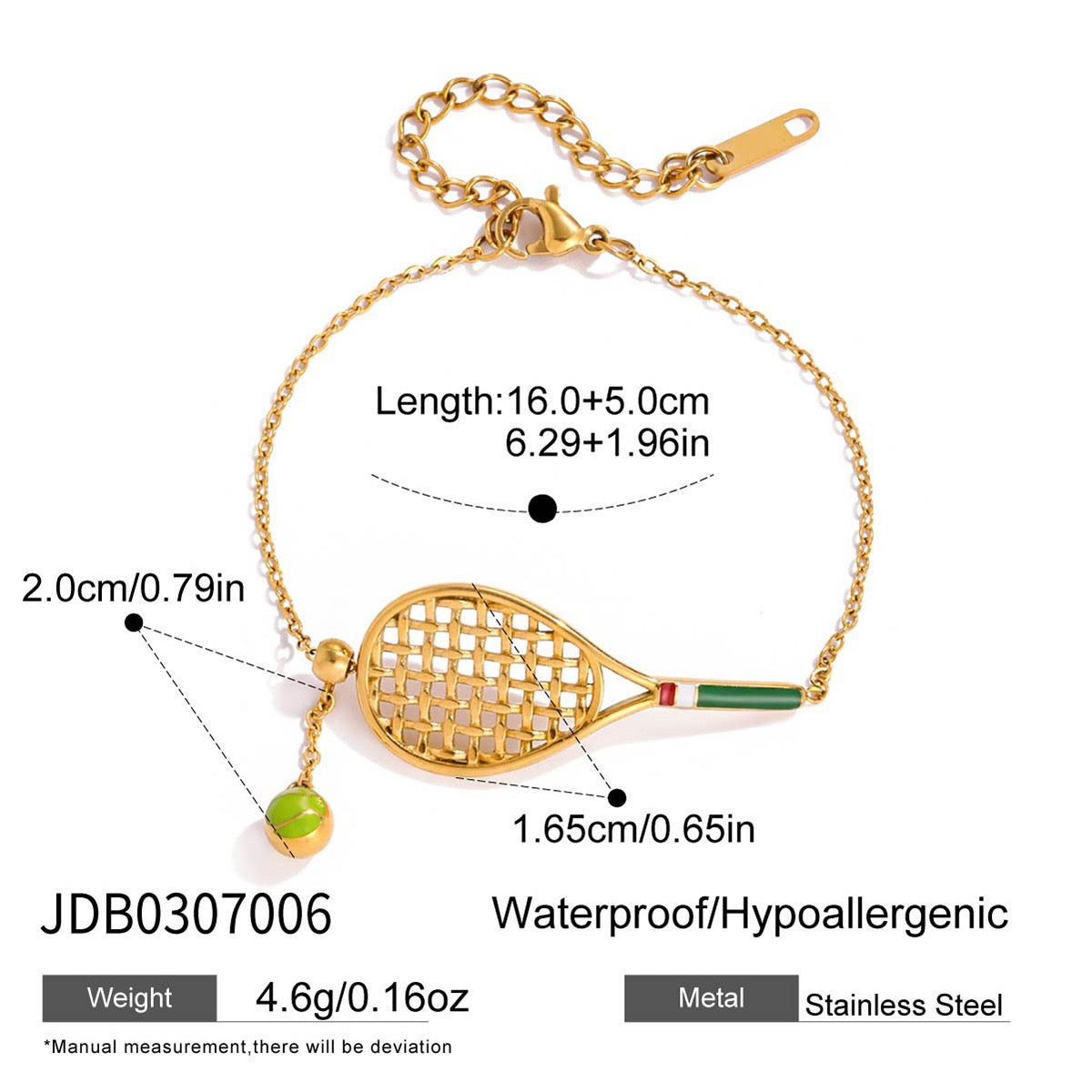 Pre-order | Ace Tennis Necklace & Bracelet