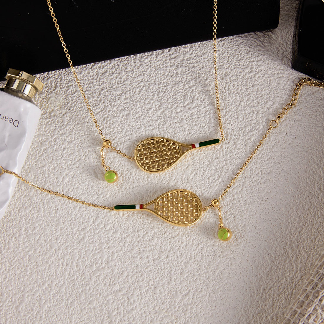 Ace Tennis Necklace & Bracelet