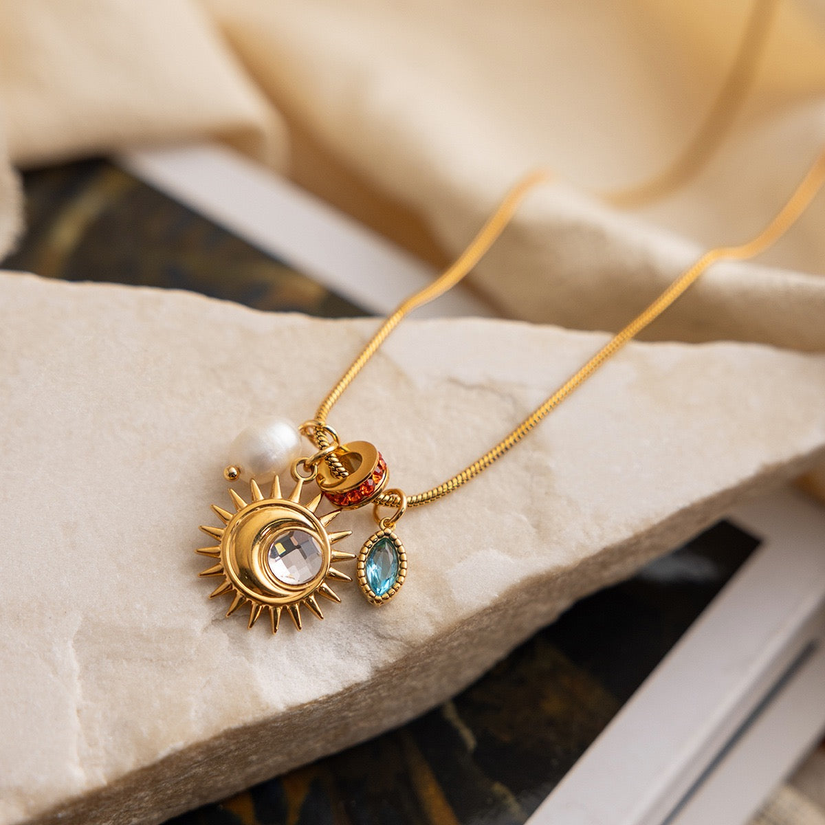 Solara Charm Necklace