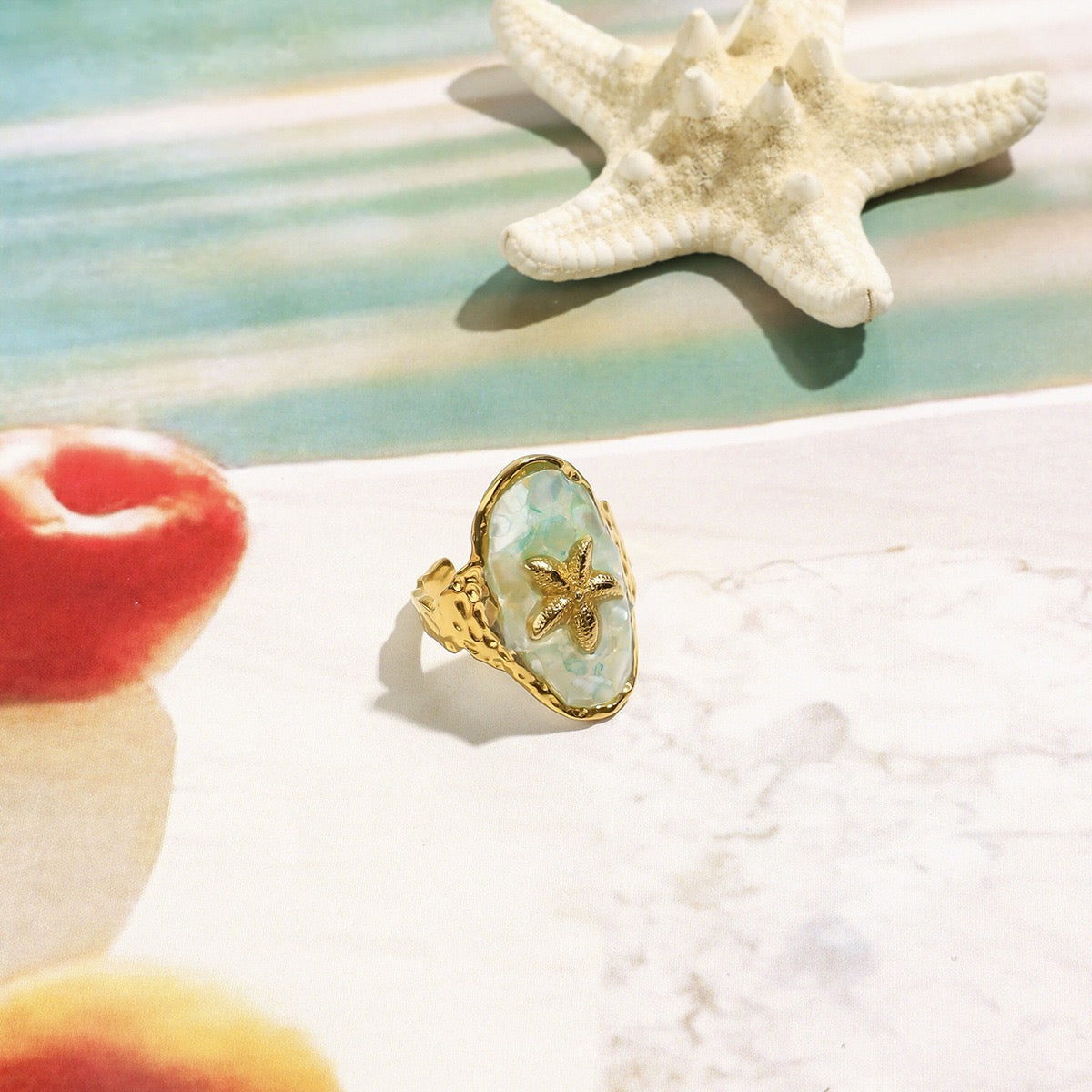 Pre-order ｜Tide Starfish Ring
