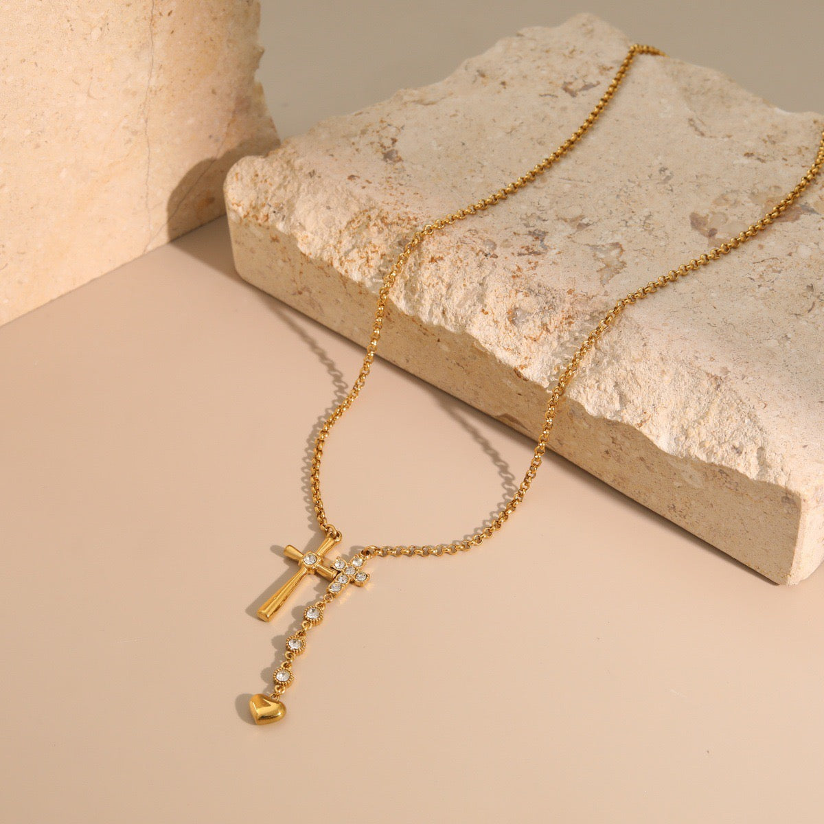 Elysia Cross Necklace