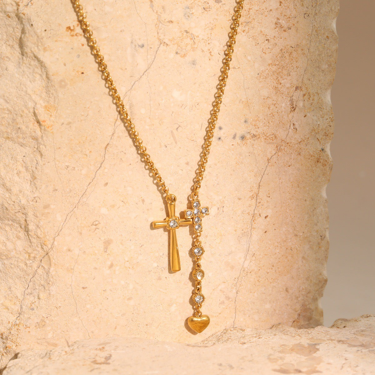 Elysia Cross Necklace