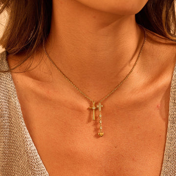 Elysia Cross Necklace
